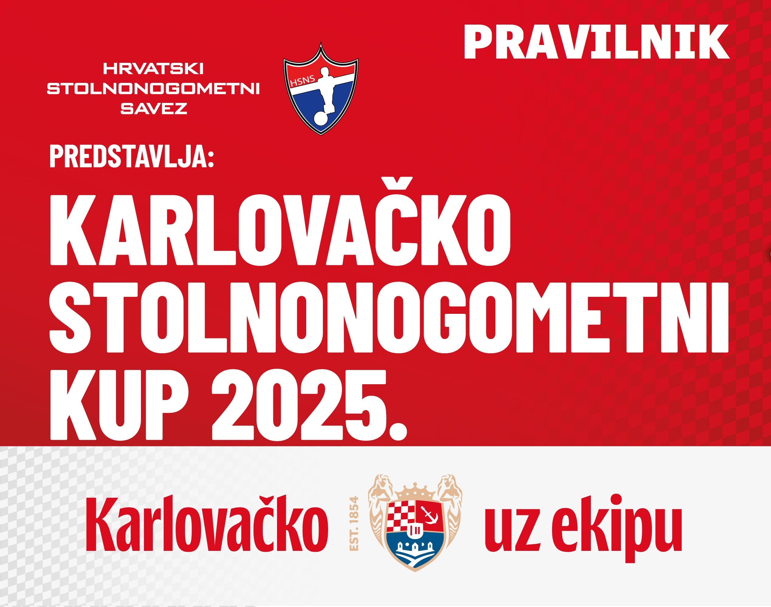 Karlovačko Stolnonogometni Kup 2025 - Pravilnik