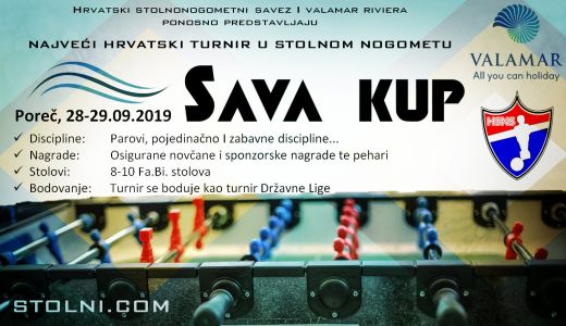 SAVA KUP 2019 - Turnir u stolnom nogometu